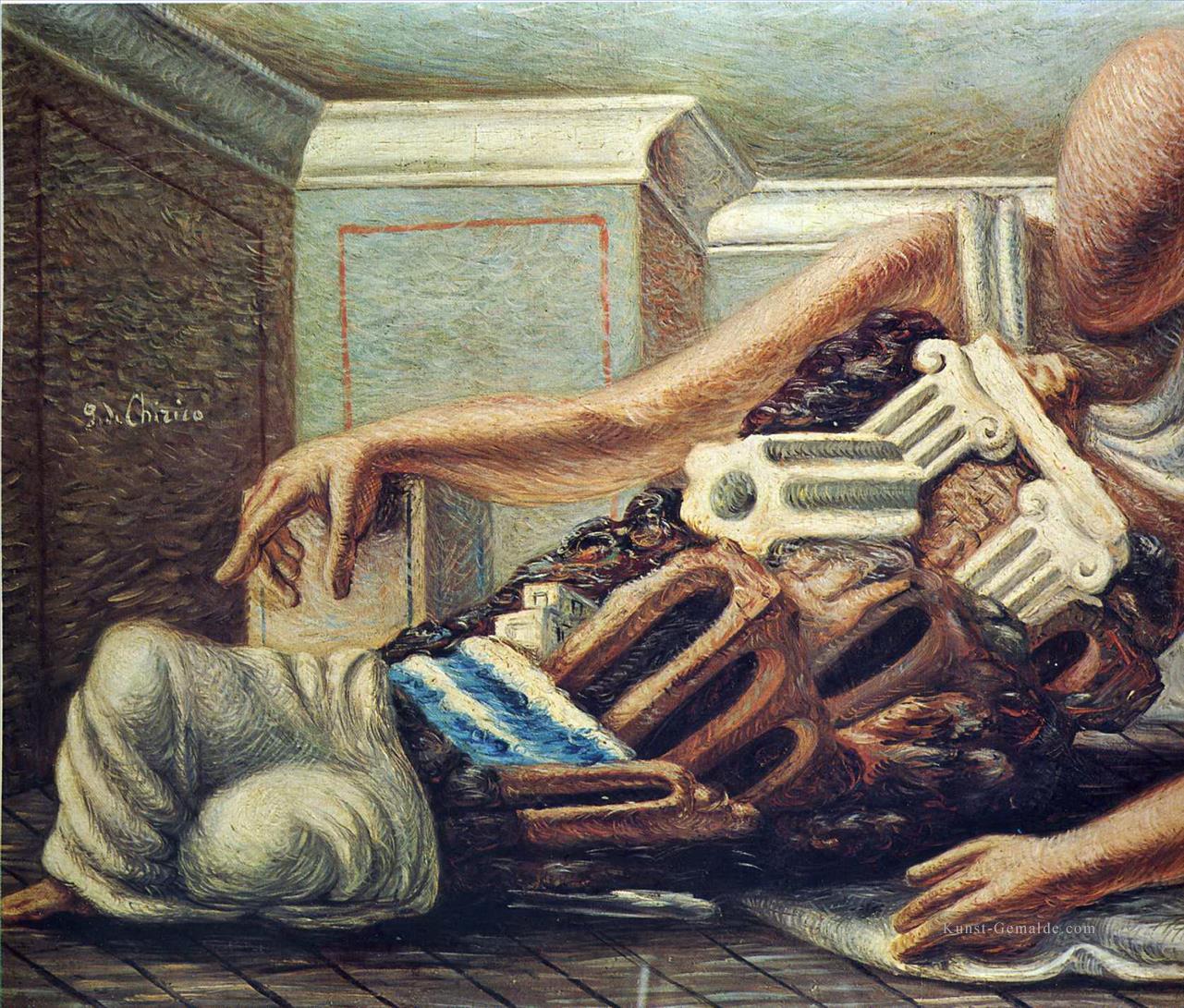 Archäologe Giorgio de Chirico Metaphysical Surrealismus Ölgemälde